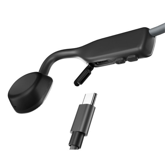 SHOKZ OpenMove Casques Sans fil Minerve Sports USB Type-C Bluetooth Gris