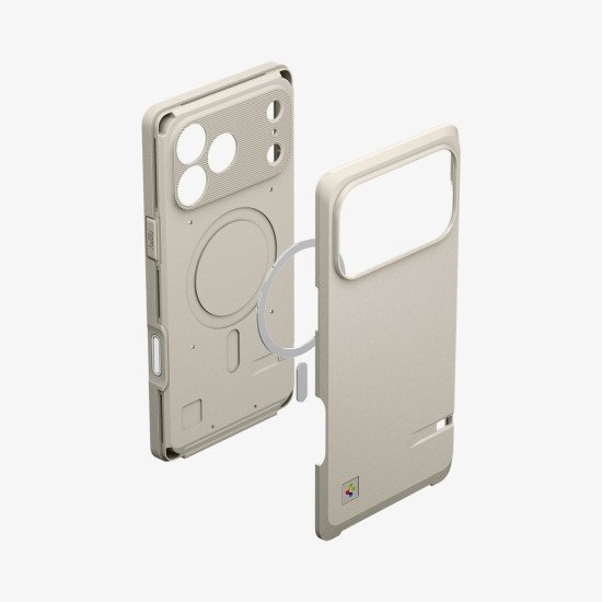 Spigen Classic LS (Mag Fit) coque de protection pour téléphones portables 16 cm (6.3") Housse Couleur de la pierre