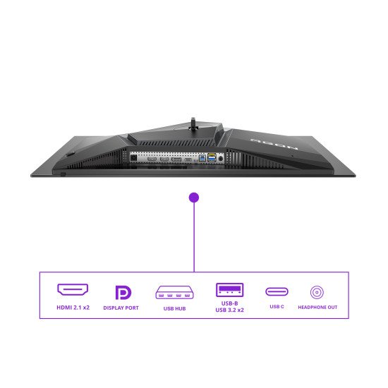 AOC G2 AG276UZD écran PC 67,3 cm (26.5") 3840 x 2160 pixels 4K Ultra HD OLED Noir AOC G2 AG276UZD écran PC 67,3 cm (26.5") 3840 x 2160 pixels 4K Ultra HD OLED Noir