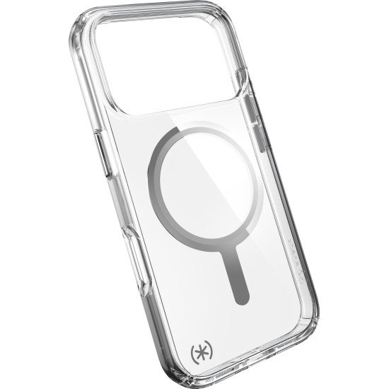 Speck Presidio Perfect Clear + MS Apple iPhone 17 Pro Clear - with Microban coque de protection pour téléphones portables 16 cm (6.3") Housse Transparent