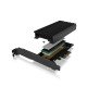 ICY BOX IB-PCI214M2-HSL carte et adaptateur d'interfaces Interne M.2