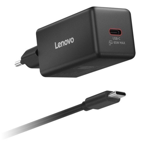 Lenovo G0A665WBEU chargeur d'appareils mobiles Universel Noir Secteur Charge rapide Intérieure