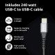Intenso W100ACC+C520C, Ensemble adaptateur secteur + câble de charge, 100 W, charge rapide, technologie GaN, charge simultanée de 3 appareils, noir