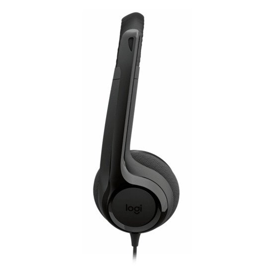 Logitech H390 USB Casque Avec fil Arceau Appels/Musique USB Type-A Noir Logitech H390 USB Casque Avec fil Arceau Appels/Musique USB Type-A Noir