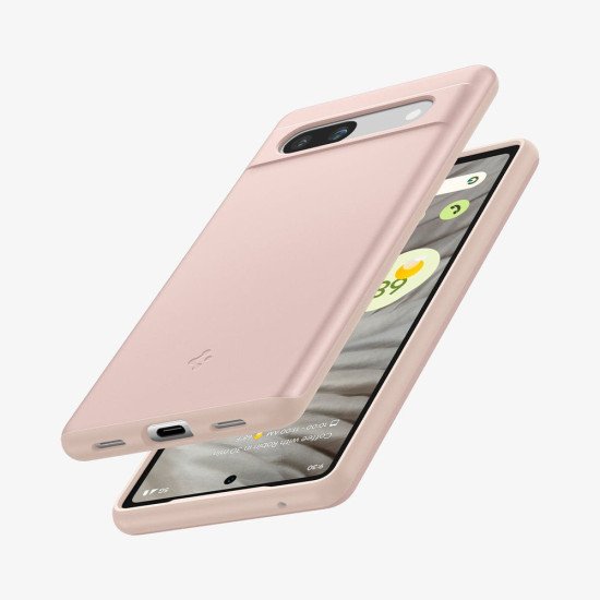 Spigen Google Pixel 7a Thin Fit Pink Sand coque de protection pour téléphones portables