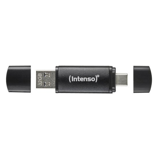 Intenso 3544491 lecteur USB flash 128 Go USB Type-A / USB Type-C 3.2 Gen 1 (3.1 Gen 1) Noir