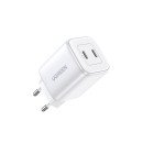 Ugreen 15327 chargeur d'appareils mobiles Universel Blanc Secteur Charge rapide Intérieure