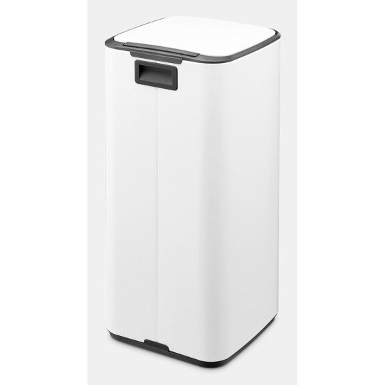 Brabantia Bo Pedal Bin 30 L Rectangulaire Acier Blanc