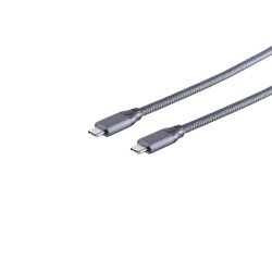 S/CONN maximum connectivity 13-47150 câble USB USB 3.2 Gen 2x2 1,5 m USB C 20 Gbit/s 100 W Noir
