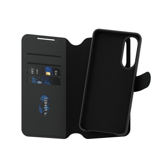 PanzerGlass CARE by ® Feature Case Tango Two-in-One Wallet w. Qi-Compatible Samsung S25 Edge coque de protection pour téléphones portables Housse Noir PanzerGlass CARE by ® Feature Case Tango Two-in-One Wallet w. Qi-Compatible Samsung S25 Edge coque de protection pour téléphones portables Housse Noir