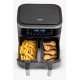 Severin FR 2463 Double 8 L Autonome 2600 W Friteuse d'air chaud Noir