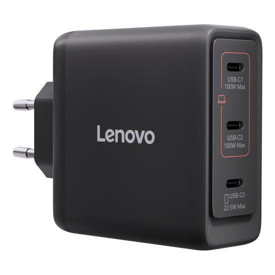 Lenovo G0A6100BEU chargeur d'appareils mobiles Universel Noir Secteur Charge rapide Intérieure