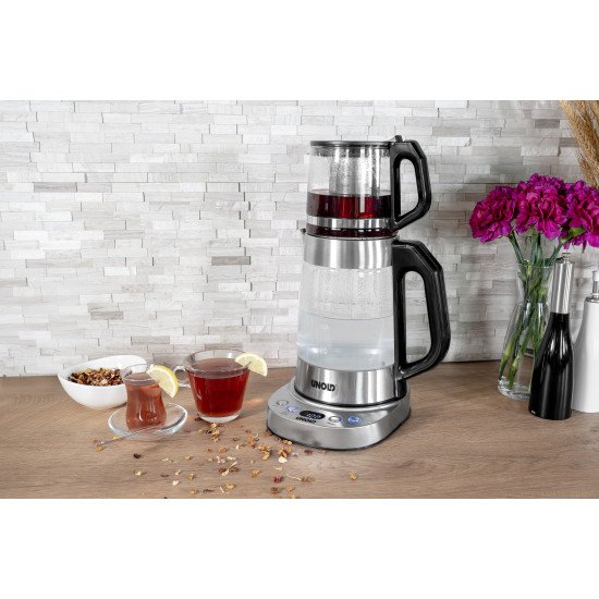 Unold 18215 Samowar Selin bouilloire 1,7 L 1800 W Acier inoxydable