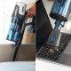 Cecotec Conga Rockstar RS50 Aspirateur balai Batterie Sec Sac à poussière 0,5 L 400 W Noir, Bleu 2200 Ah
