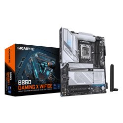 GIGABYTE B860 GAMING X WIFI6E Carte mère - Processeurs Intel Core Ultra, VRM 12+1+2+1 phases, jusqu'à 9066MHz DDR5, 1xPCIe 5.0 + 2xPCIe 4.0 M.2, LAN 2,5 GbE, WIFI 6E, USB4 GIGABYTE B860 GAMING X WIFI6E Carte mère - Processeurs Intel Core Ultra, VRM 12+1+2+1 phases, jusqu'à 9066MHz DDR5, 1xPCIe 5.0 + 2xPCIe 4.0 M.2, LAN 2,5 GbE, WIFI 6E, USB4