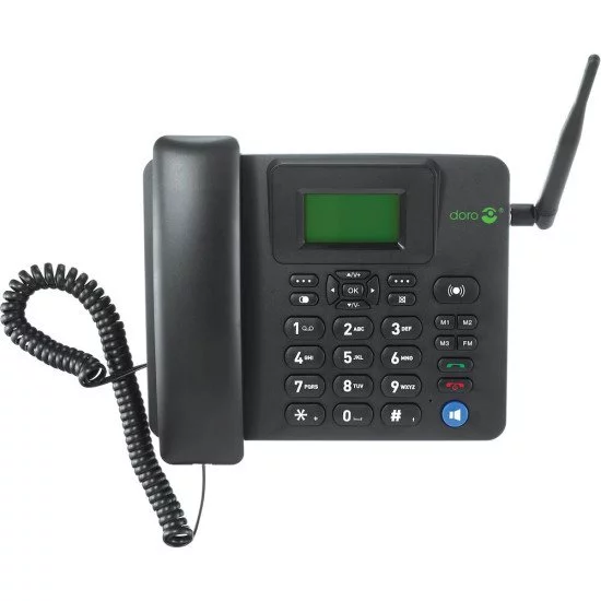 Doro 4100H téléphone fixe Noir LCD Doro 4100H téléphone fixe Noir LCD