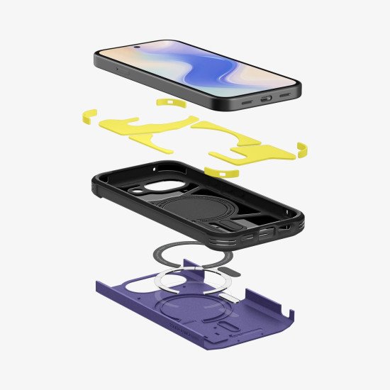 Spigen Tough Armor (Mag Fit) coque de protection pour téléphones portables 16 cm (6.3") Housse Violet