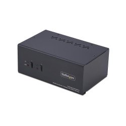 StarTech.com Commutateur KVM 2 Ports DisplayPort et HDMI, 4K 60Hz, 1 Moniteur HDMI et 1 Moniteur DP, Switch KVM 2 Ports, Hub USB 5Gbps 2 Ports, 2 Ports USB HID, Conforme TAA StarTech.com Commutateur KVM 2 Ports DisplayPort et HDMI, 4K 60Hz, 1 Moniteur HDMI et 1 Moniteur DP, Switch KVM 2 Ports, Hub USB 5Gbps 2 Ports, 2 Ports USB HID, Conforme TAA