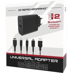 PlayArt Universal Netzteil (Switch 2) Consoles portables Noir Secteur Intérieure