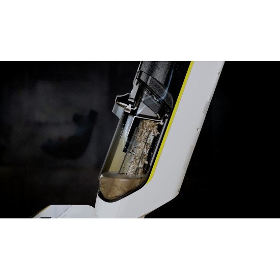 Kärcher FCV 3 vloerreiniger Aspirateur-balai 2 en 1 Batterie Sec&humide HEPA Sans sac 160 W Blanc