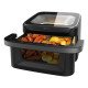 Cecotec Cecofry Advance 10000 Full Vision Double 10 L Autonome 2200 W Friteuse d'air chaud Noir