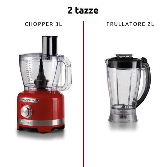 Ariete 1782/00 robot de cuisine 1000 W 3 L Rouge Ariete 1782/00 robot de cuisine 1000 W 3 L Rouge