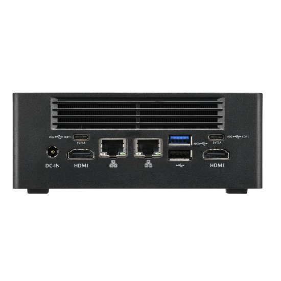 Shuttle Nano PC NT10H5, Intel Core Ultra 5 125H, Intel Arc graphics, 2xHDMI, 2xUSB 4.0 (DP), 2x2.5Gbit LAN, VESA, 24/7 Shuttle Nano PC NT10H5, Intel Core Ultra 5 125H, Intel Arc graphics, 2xHDMI, 2xUSB 4.0 (DP), 2x2.5Gbit LAN, VESA, 24/7
