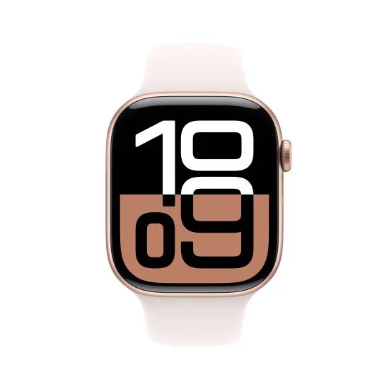 Apple Watch Series 10 OLED 46 mm Numérique 416 x 496 pixels Écran tactile Or rose Wifi GPS (satellite) Apple Watch Series 10 OLED 46 mm Numérique 416 x 496 pixels Écran tactile Or rose Wifi GPS (satellite)