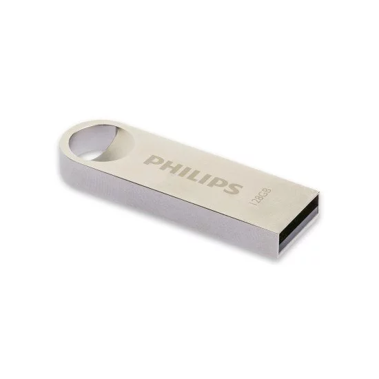 Philips Moon Edition USB 3.1 32GB – Velocità Di Lettura 180MB/s, Alluminio Con Portachiavi