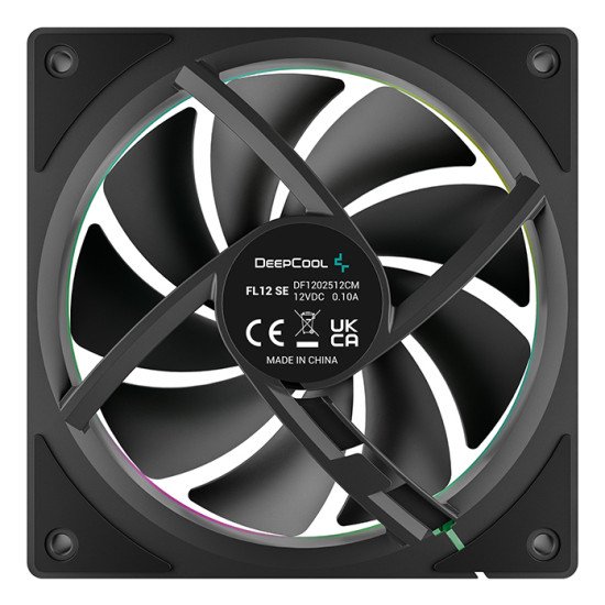 DeepCool FL12 SE Boitier PC Ventilateur 12 cm Noir 1 pièce(s)
