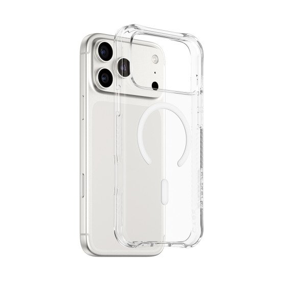 PanzerGlass CARE by ® Fashionable Case Samba Transparent w. White MagSafe iPhone 17 Pro Max coque de protection pour téléphones portables Housse