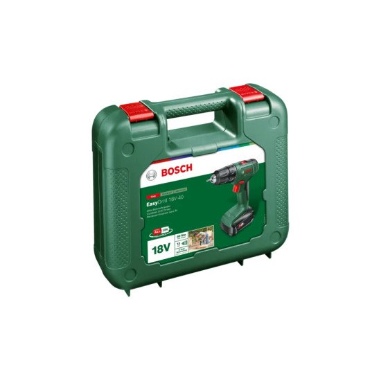 Bosch EasyDrill 18V-40 1630 tr/min Sans clé 1,3 kg Noir, Vert