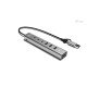 i-tec USB-C/USB-A Metal HUB 6 port (3x USB-C, 3x USB-A), LAN, Power Delivery 85W