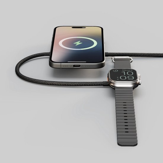 ZENS Pro 2 Smartphone, Casque, Smartwatch Gris, Blanc USB Recharge sans fil Charge rapide Intérieure