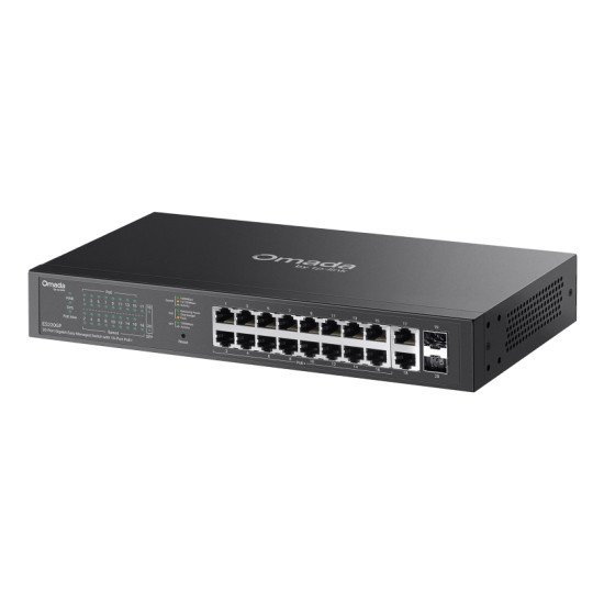 OMADA ES220GP commutateur réseau Géré Gigabit Ethernet (10/100/1000) Connexion Ethernet POE Noir