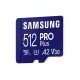Samsung MB-MD512SA/EU mémoire flash 512 Go MicroSDXC UHS-I Classe 10 Samsung MB-MD512SA/EU mémoire flash 512 Go MicroSDXC UHS-I Classe 10