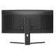 V7 Moniteur incurvé L340WQ-HAS 34 po d'espace de visionnage - WQHD - 3440 x 1440 - Réglable en hauteur