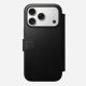 Nomad Modern Leather Folio coque de protection pour téléphones portables 16 cm (6.3") Housse Noir