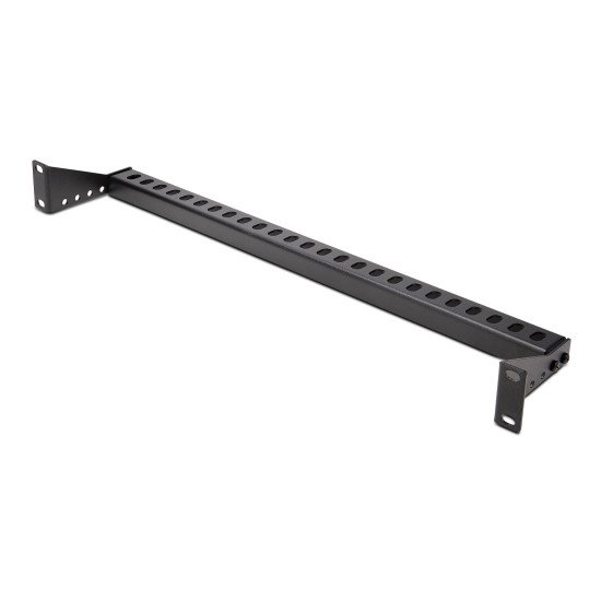 StarTech.com Guide-Câbles Montable en Rack 1U avec Profondeur Réglable, Support de Câbles pour Racks/Armoires 19", Barre de Fixation pour Câbles Horizontale pour Panneaux de Brassage/Switchs/PDUs