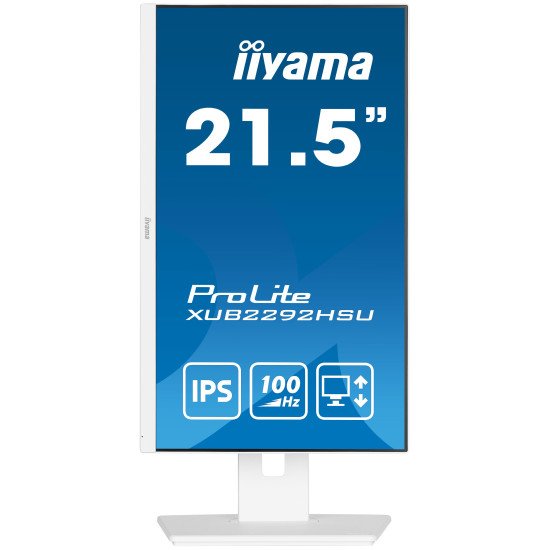 iiyama ProLite XUB2292HSU-W6 écran PC 54,6 cm (21.5") 1920 x 1080 pixels Full HD LED Blanc