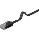Goobay 95387 câble de réseau Noir 5 m Cat6 U/UTP (UTP) Plat