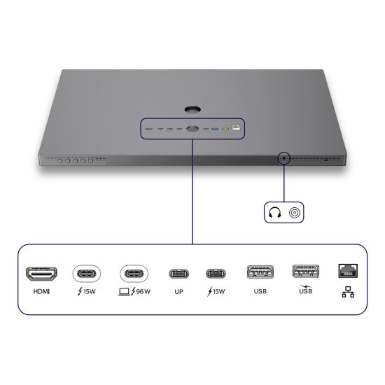 Philips Brilliance 27E3U7903/00 écran PC 68,6 cm (27") 5120 x 2880 pixels 5K Ultra HD LCD Gris