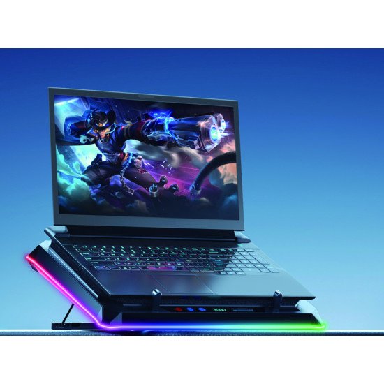 Conceptronic THYIA03B système de refroidissement pour ordinateurs portables 48,3 cm (19") 2400 tr/min Noir