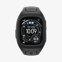Spigen Liquid Air Pro Boîtier + bracelet Noir Polyuréthane thermoplastique (TPU)