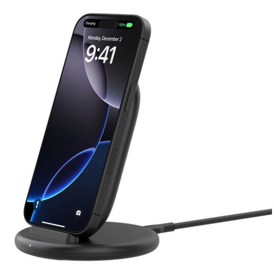 Belkin WIB006HQBK chargeur d'appareils mobiles Smartphone Noir USB Recharge sans fil Intérieure
