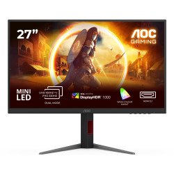 AOC G4 U27G4XM écran PC 68,6 cm (27") 3840 x 2160 pixels 4K Ultra HD LED Noir, Rouge