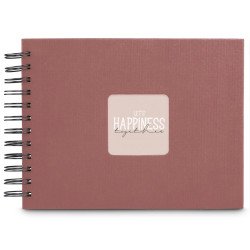 Hama 00009857 album photo et protège-page Rouge 50 feuilles Reliure spiralée