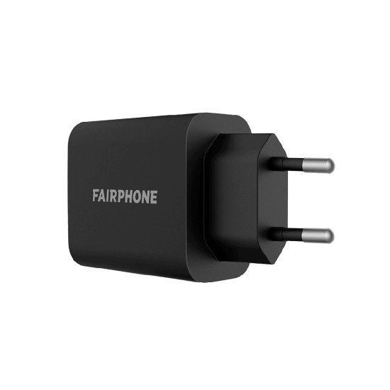Fairphone ACCHAR-202-EU1 chargeur d'appareils mobiles Universel Noir Secteur Charge rapide Intérieure