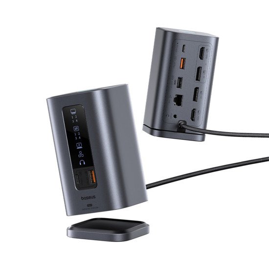 Baseus Spacemate USB Type-C 10000 Mbit/s Gris