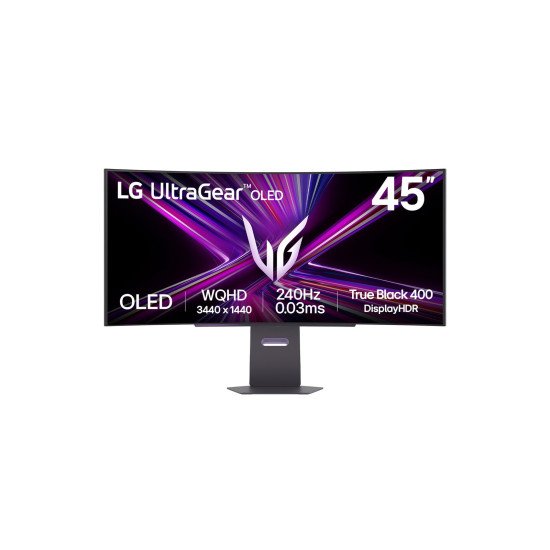 LG 45GX900A-B écran PC 113 cm (44.5") 3440 x 1440 pixels Wide Quad HD OLED Noir